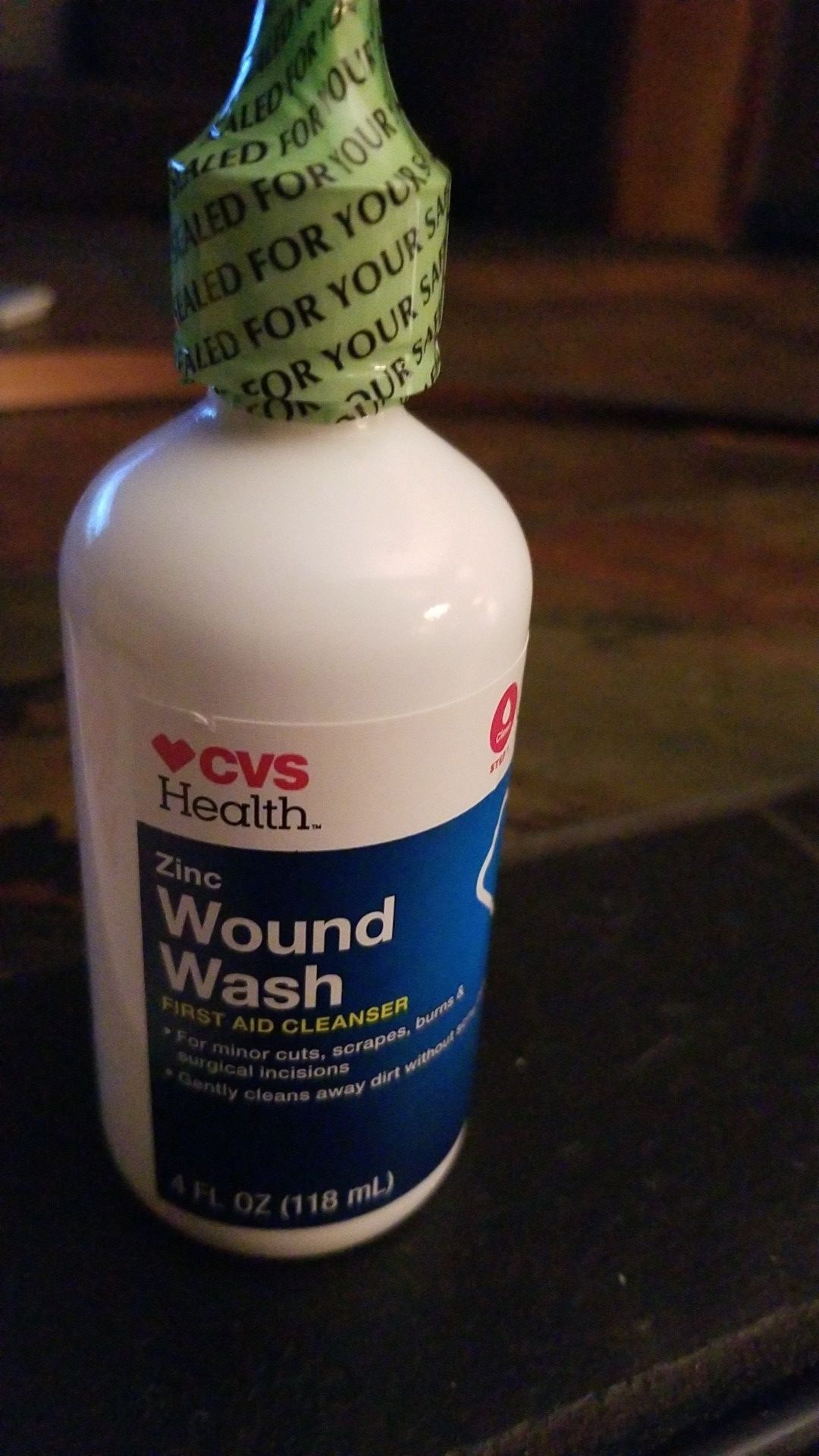CVS zinc wound wash
