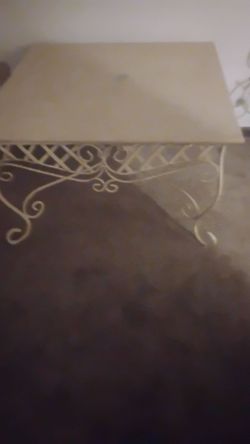 Cocktail table sofa table matching mirror
