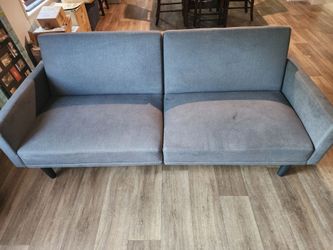 Grey futon