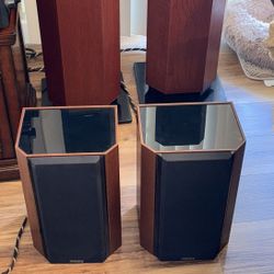 Advent New Vision Model 250 Bookshelf Pair (very Rare) Restored.