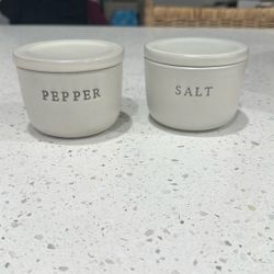Hearth & Hand with Magnolia Stoneware Salt & Pepper Bowls With Lid