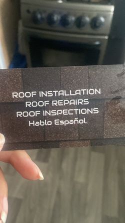 ROOF/ING AVALIABLE