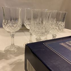 ESTATE SALE - French Crystal Glasses (5 Individual Boxes)