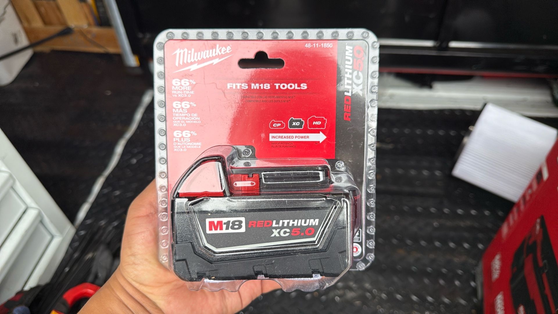 M18 XC 5.0 Milwaukee Battery 48-11-1850