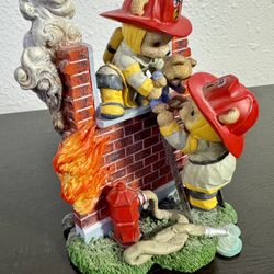Hamilton Collection Teddy Bear Brigate Sculpture 