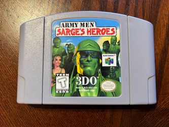 Nintendo 64 (Army Men Sarges Heroes) Game Original