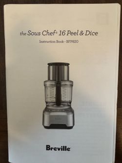 Breville Sous Chef 16 peel & dice food processor