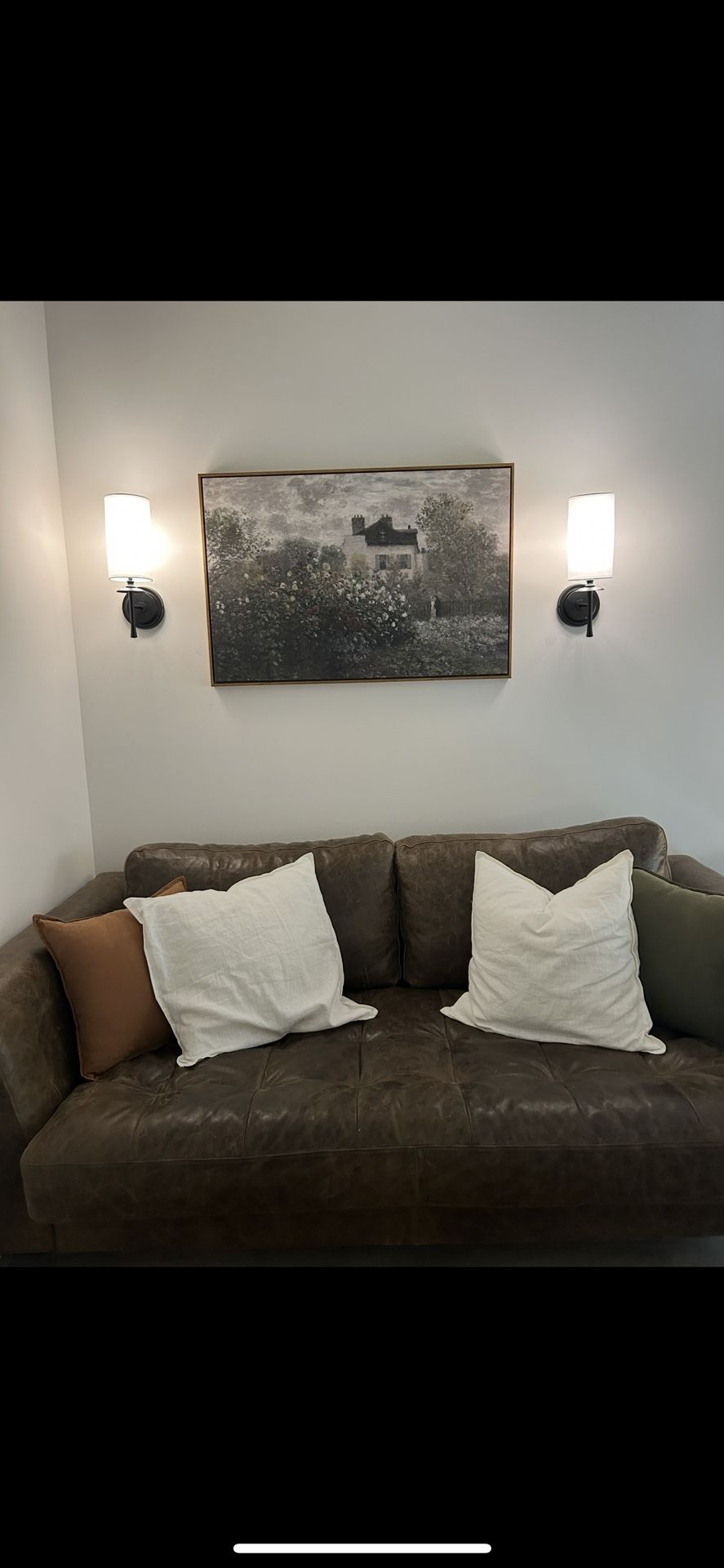 Real Leather Sofa