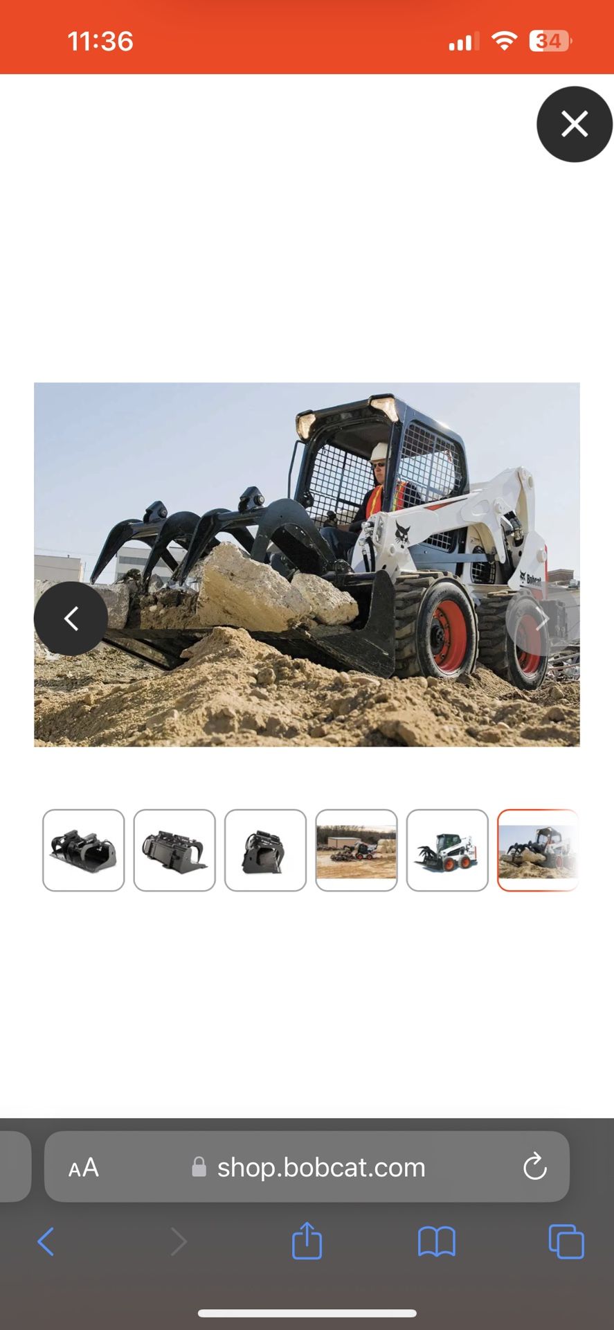 Forklift Heavy Duty Titan Forks And Grapple Bucket Hydraulic Forks New