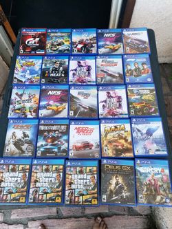 $20! Per Game. 3 for $50! 7 for $100!? PS4 Control $40! Each. Ps5 Games $35! Eafh or 4 for $100!  Playstation 4 5 All works 100%