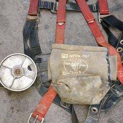Harness With Flame Resistant Pouch