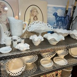 Milk Glass Collection 