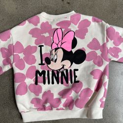 Minnie Mouse Zara Sweat Shirt 5yr