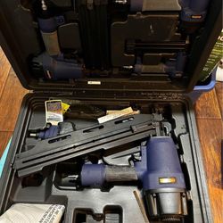 campbell haufeld 5 tool air nailer set.