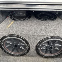 4 12 Inch Sealed Subwoofer Box 