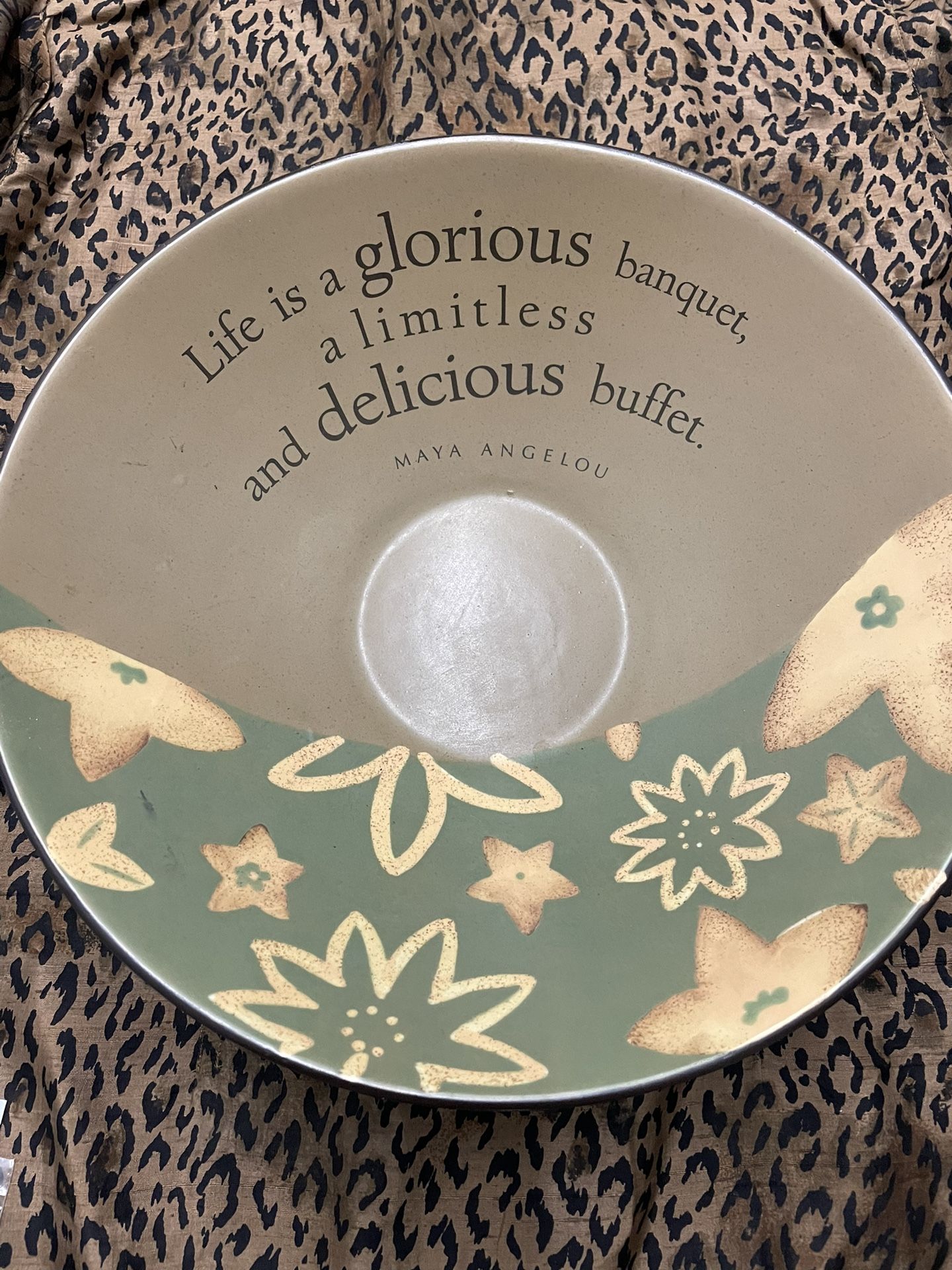 Large Decorative Bowl Maya Angelou Hallmark Life Mosaic Collection