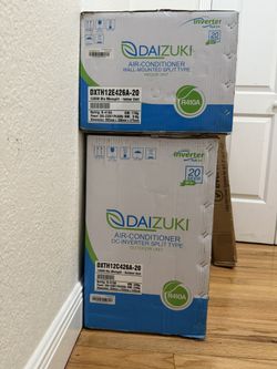 Brand New Daizuki 12,000 BTU Mini-Split AC (Inverter, 20 SEER) – Sealed in Box