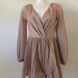 Shimmer Blush Romper 