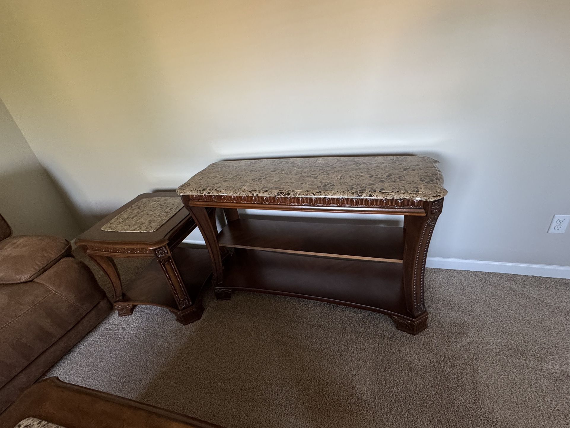 Console Table And 2 End Tables