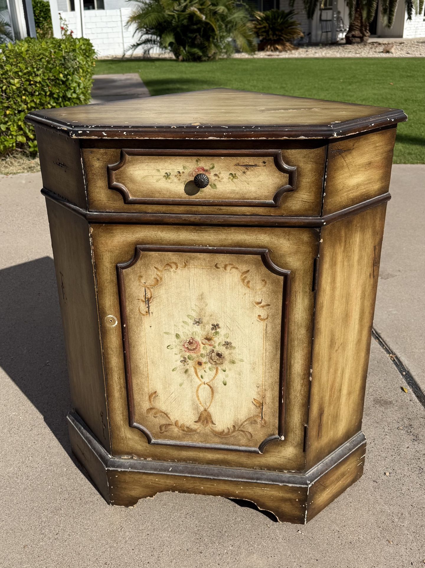 Corner Buffet Storage Cabinet