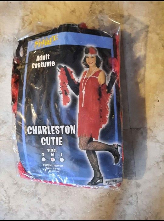 Charleston Cutie Flapper Girl Costume Med