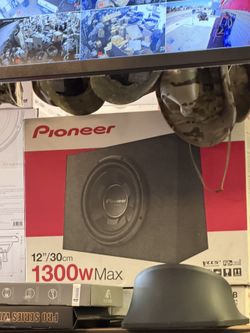 Pioneer 12 Subwoofer With Box 