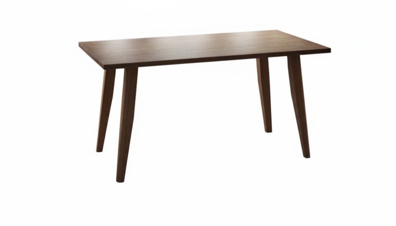 Wood 6-Person Dining Table