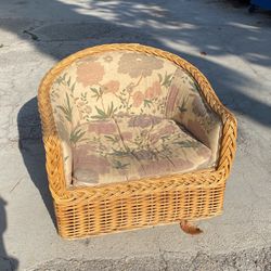 Vintage wicker chair 