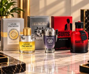 3 Men’s Perfume Set – 100ml Each | Azure Premiere, Invincible Extreme & Suits Extreme