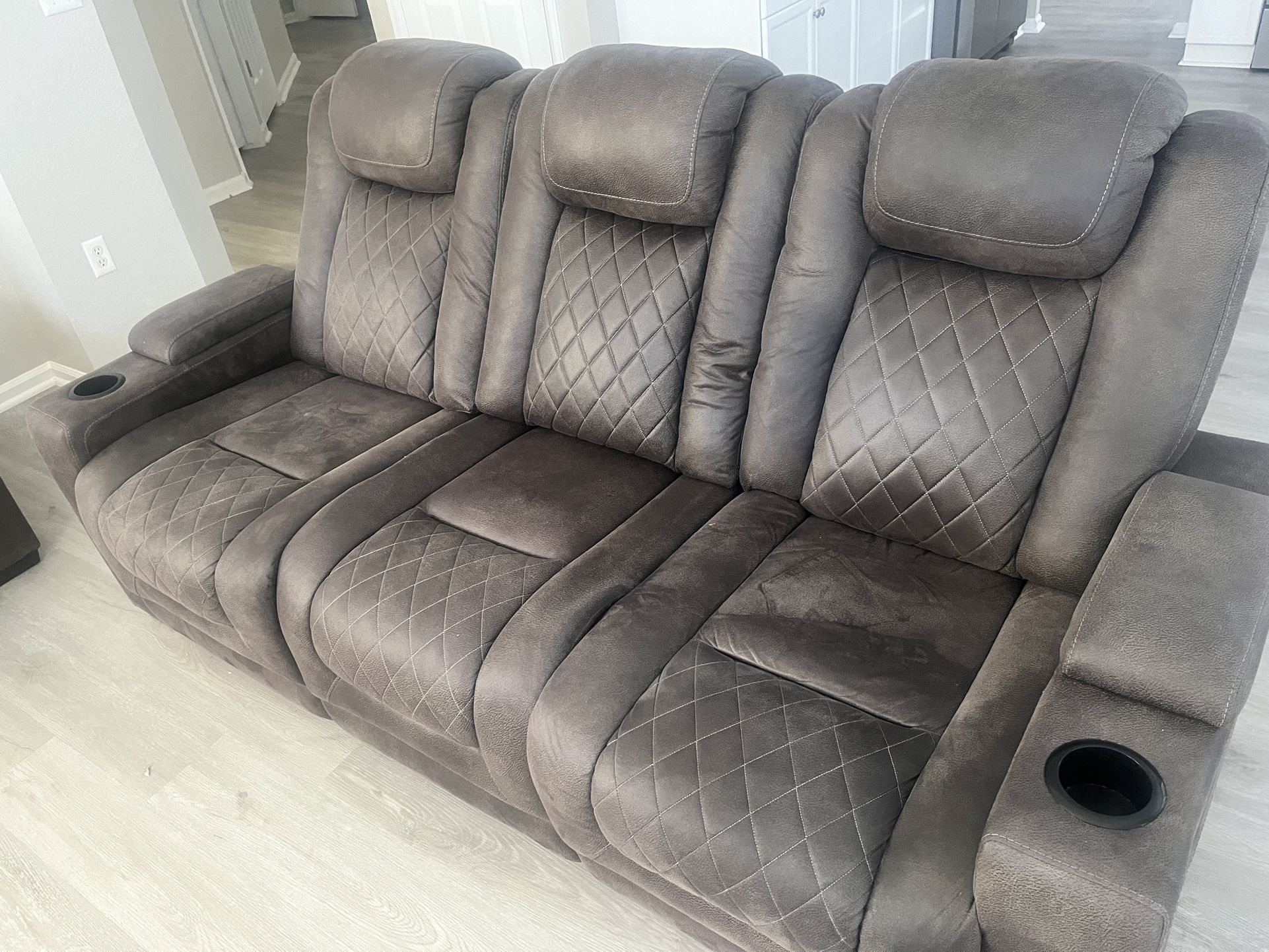 Couch Recliner Sectional Set