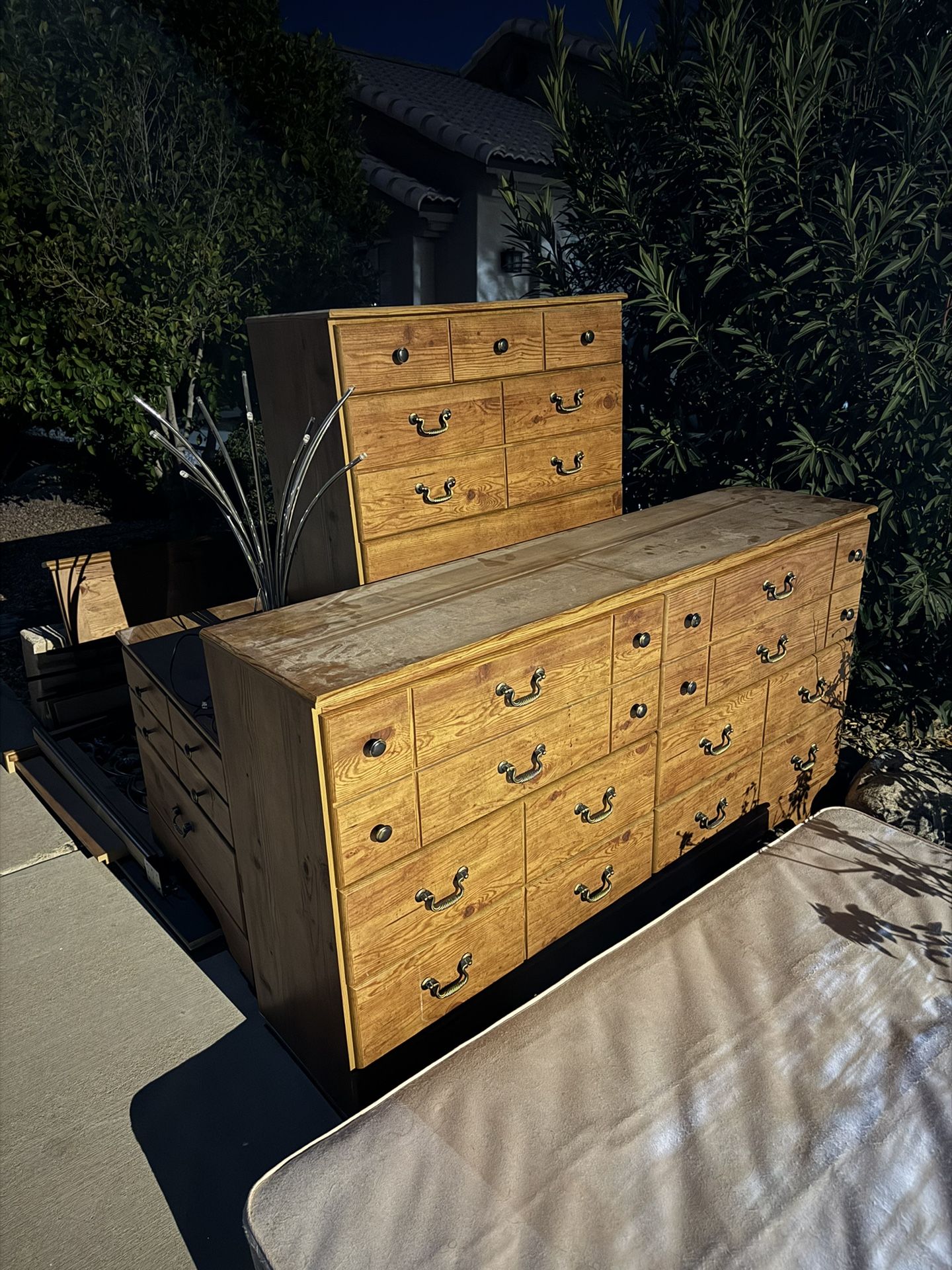 Cabinets And Bed Frame Free !