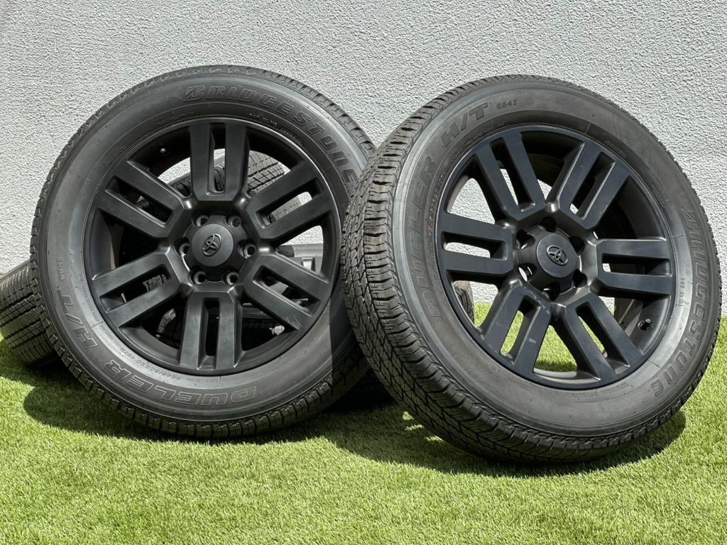 Black TRD 20” Toyota 4Runner wheels Tacoma oem rims 6 lug tires FJ Cruiser Tundra Sequoia