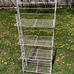 Beautiful White Metal Rack/stand 