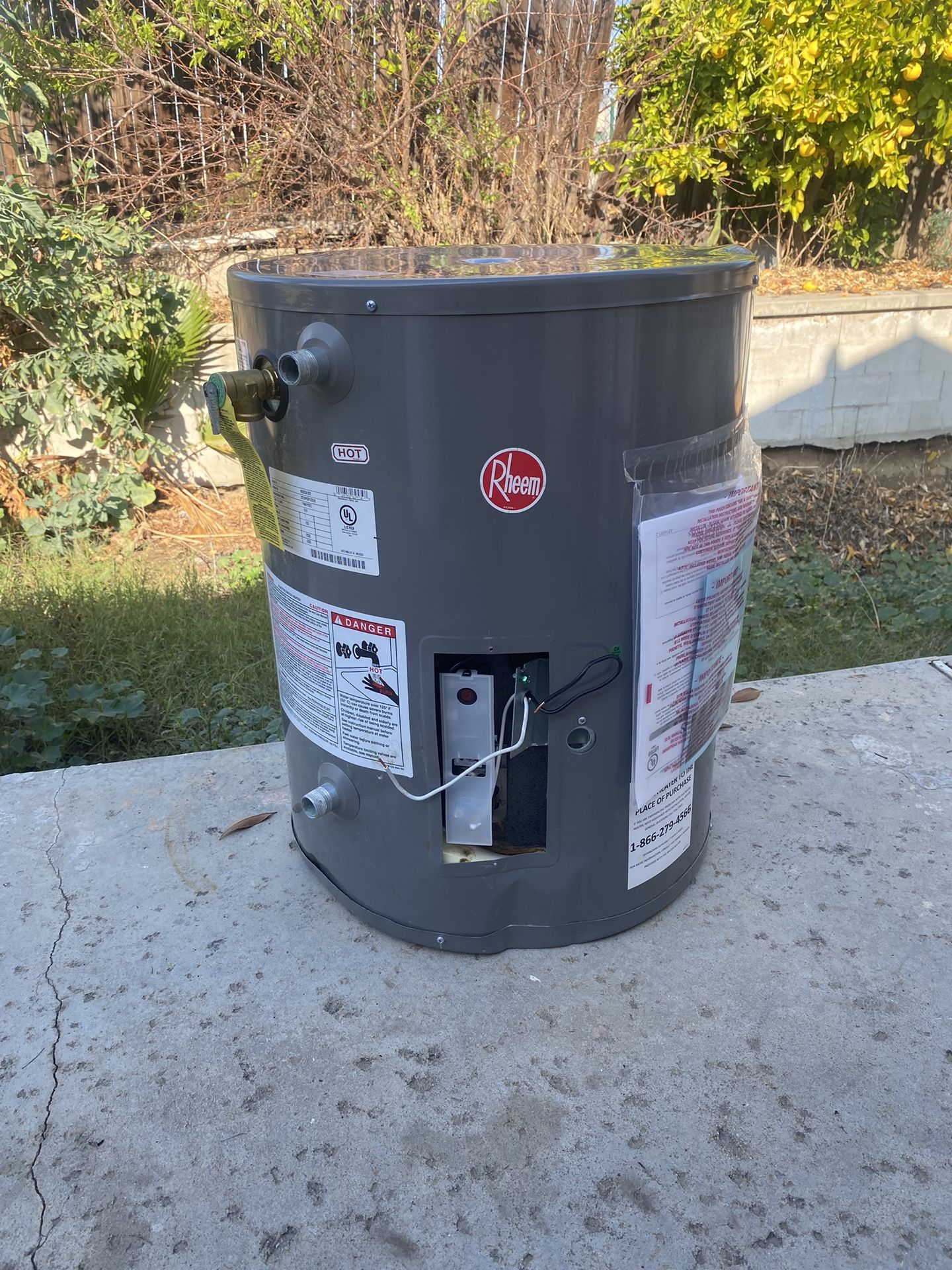 Electric 20 Gallon Water Heater
