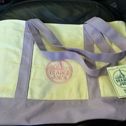 Large Trader Joes ‘s Tote Purple 
