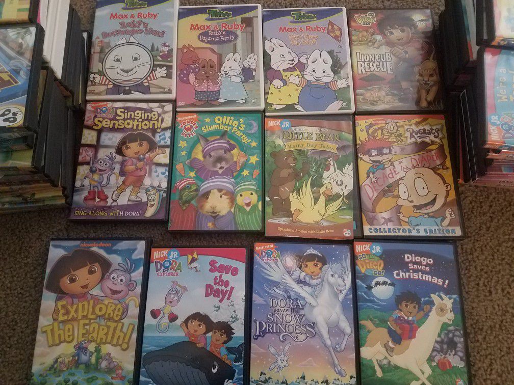 55 kids Nickelodeon DVD movies
