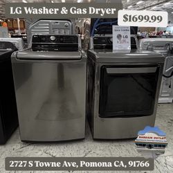 LG Washer And Gas Dryer 
