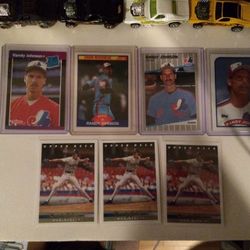 Randy Johnson Rookie Card Lot