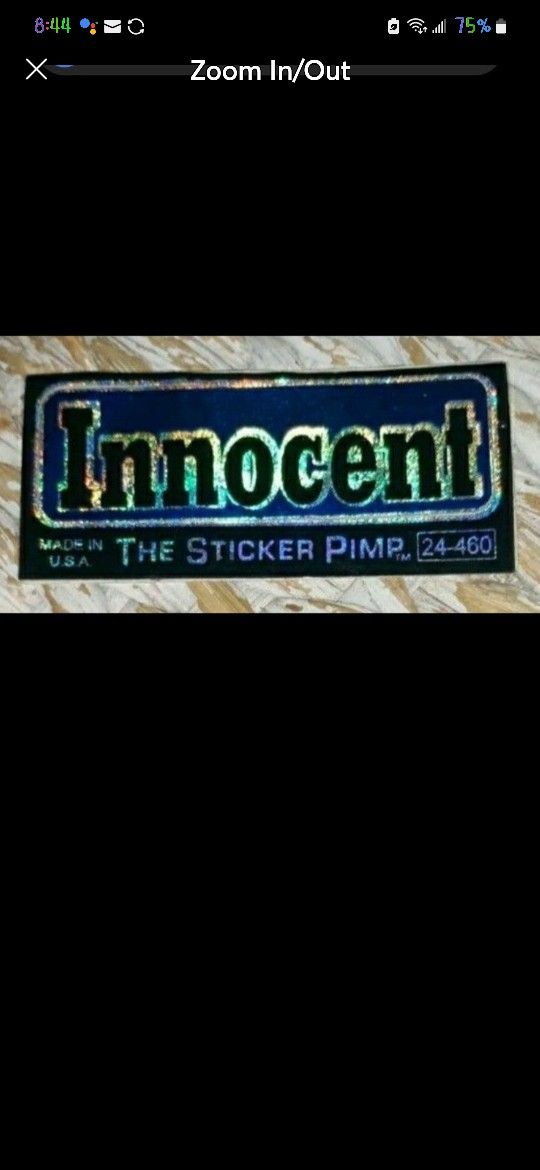 Innocent Sticker 