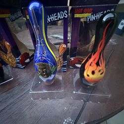 7 1/2 inch custom painted bowling pins hot rod underground pin heads $12 Each