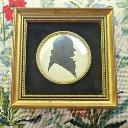 Antique Silhouette Of A Gentleman Artwork 