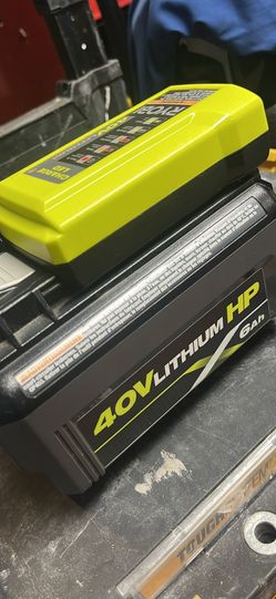RYOBI 40v 6ah battery w/ charger