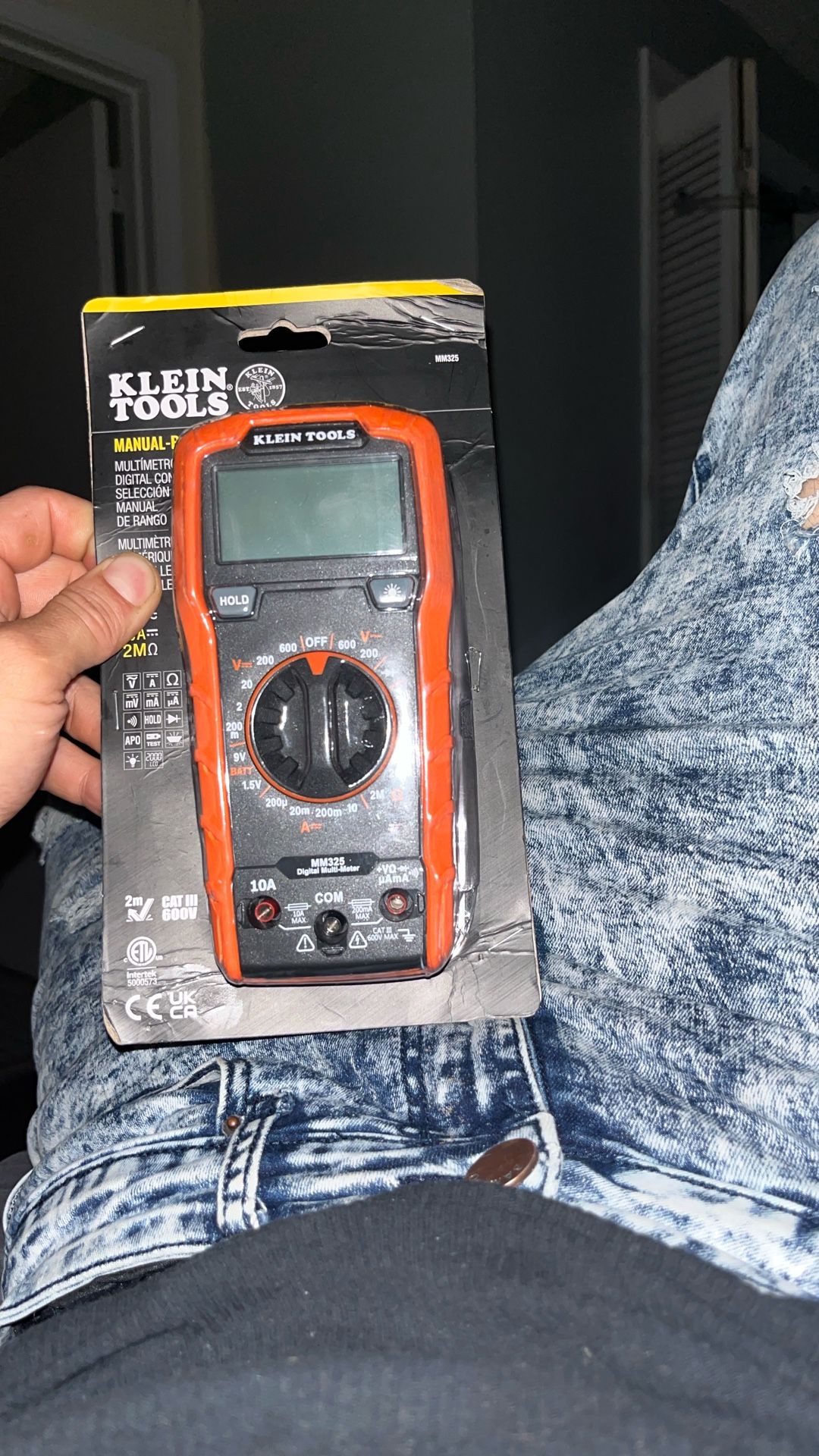 Klein Tools Manual Ranging Multimeter Tool