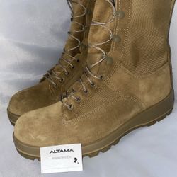 Boots Men's Altama Wrath 8" ST Hot Weather Beige Combat(Size: 12R) 411403 Coyote