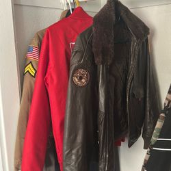 Leather Bomber Jacket