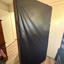 Never Used Twin Mattress, Spring Box ,and Bed Frame 