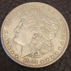 Morgan $1  1884 P  