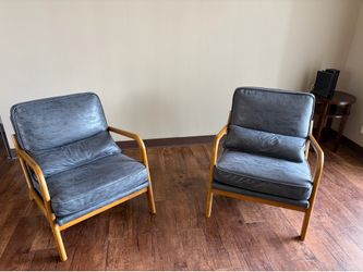 Pair of individual sofa chairs