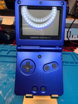 Blue nintendo gameboy SP