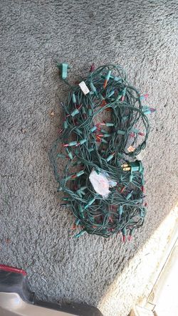 Multicolor Christmas lights, $14